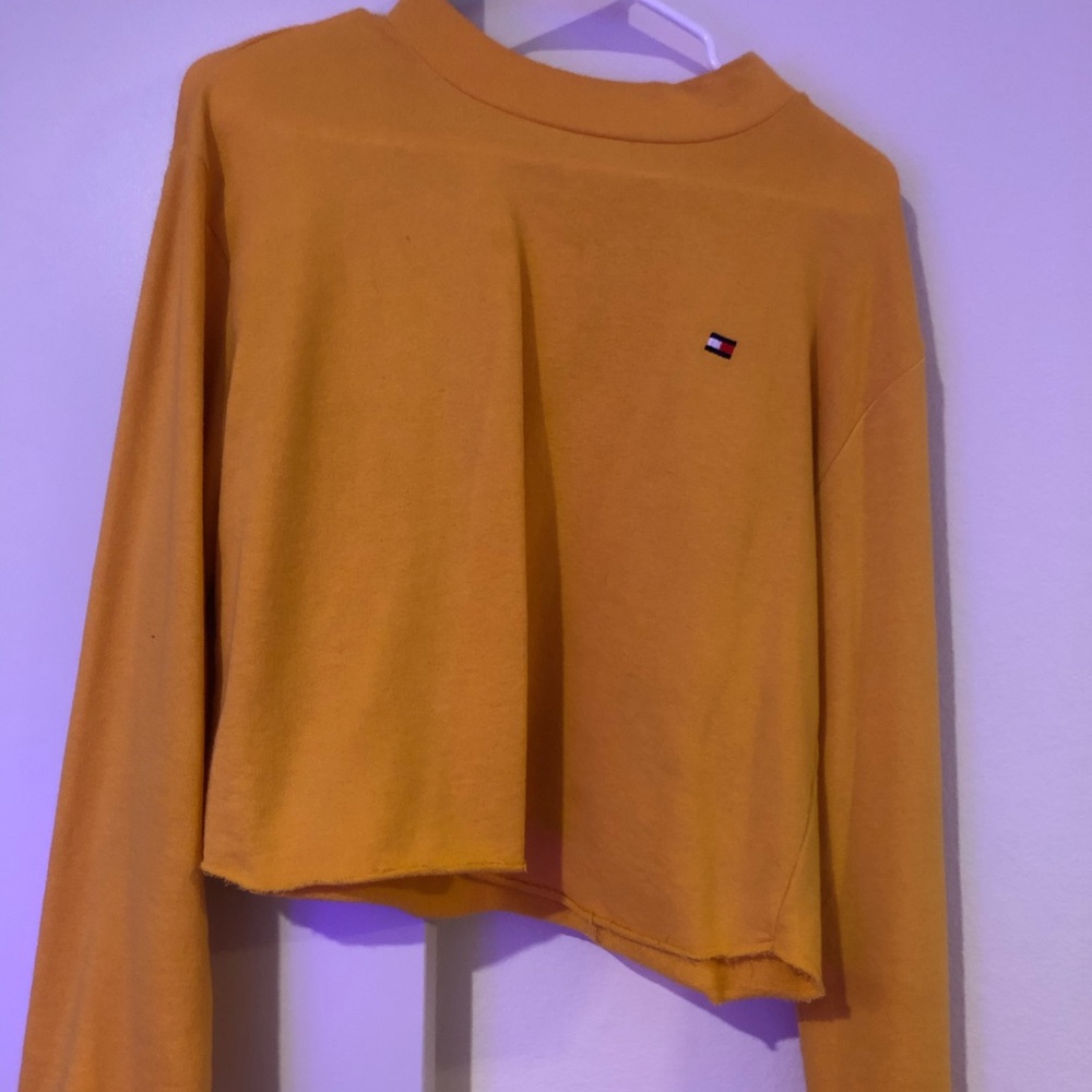 Tommy Hilfiger mustard colored long sleeve top